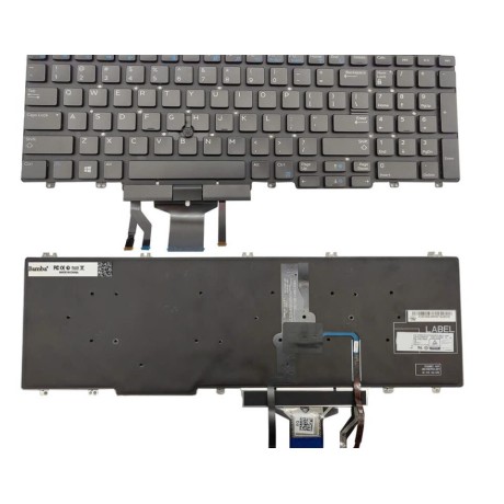 Bàn phím Tốt dùng cho Dell Precision 5540,7530,7540,7730,7740,P74F  (Có Đèn)